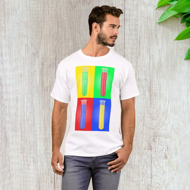 Farbige Teströhren T-Shirt (Von Creator hochgeladen)