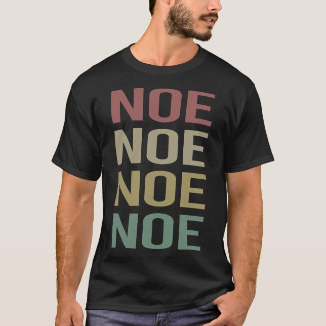 Farbige Textkunst - Notname T-Shirt (Vorderseite)