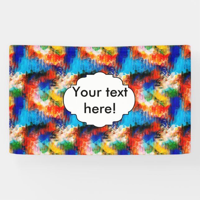 Farbige Textur Banner (Horizontal)