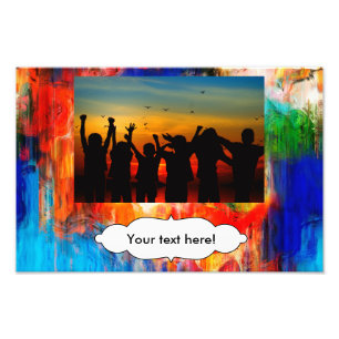Farbige Textur Fotodruck