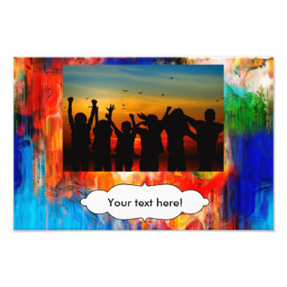 Farbige Textur Fotodruck