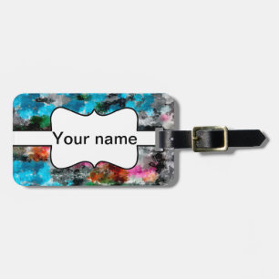 Farbige Textur Gepäckanhänger