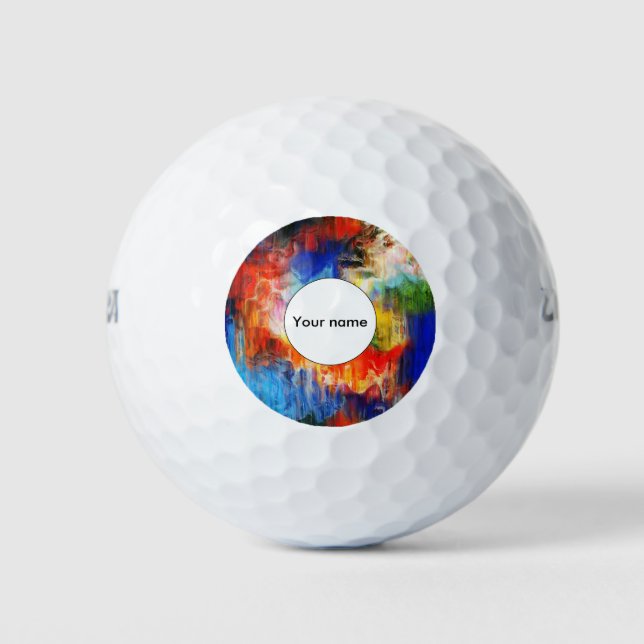 Farbige Textur Golfball (Vorderseite)