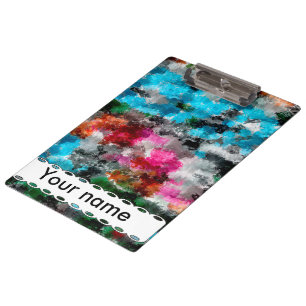 Farbige Textur Klemmbrett