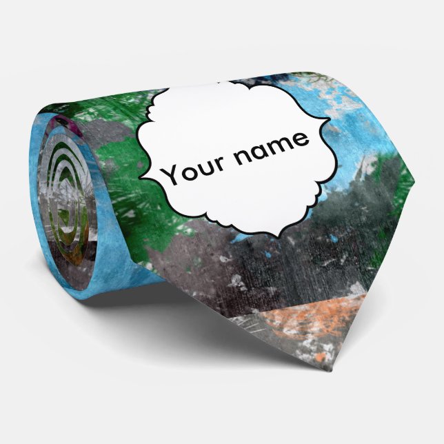 Farbige Textur Krawatte (Gerollt)