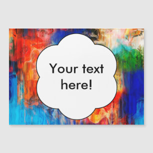 Farbige Textur Magnetkarte