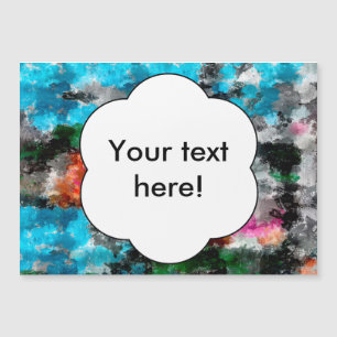 Farbige Textur Magnetkarte