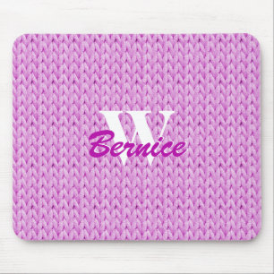 Farbige Textur-Maus-Pad mit Monogramm Mousepad