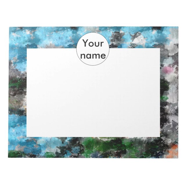 Farbige Textur Notizblock (Vorderseite)