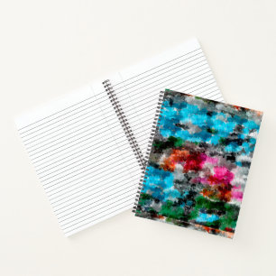 Farbige Textur Notizbuch