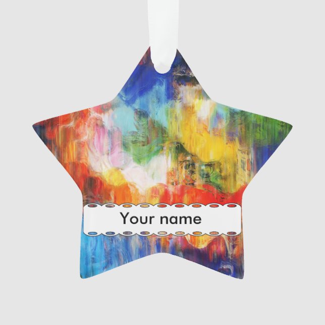 Farbige Textur Ornament (Vorderseite)