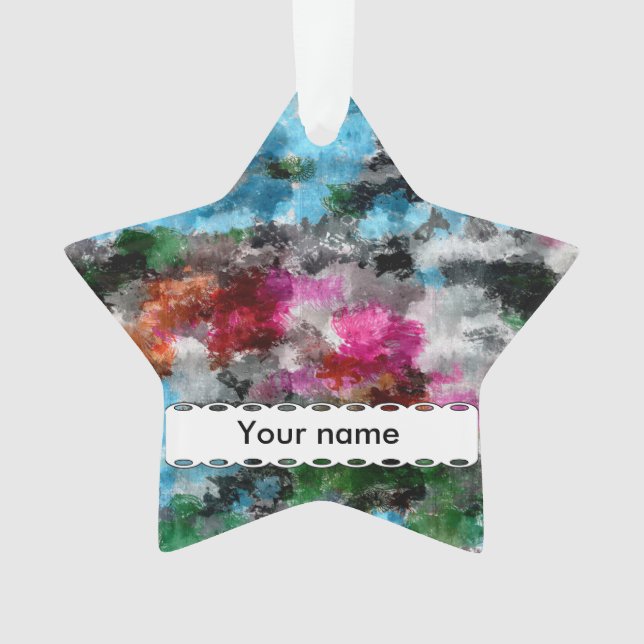 Farbige Textur Ornament (Vorderseite)