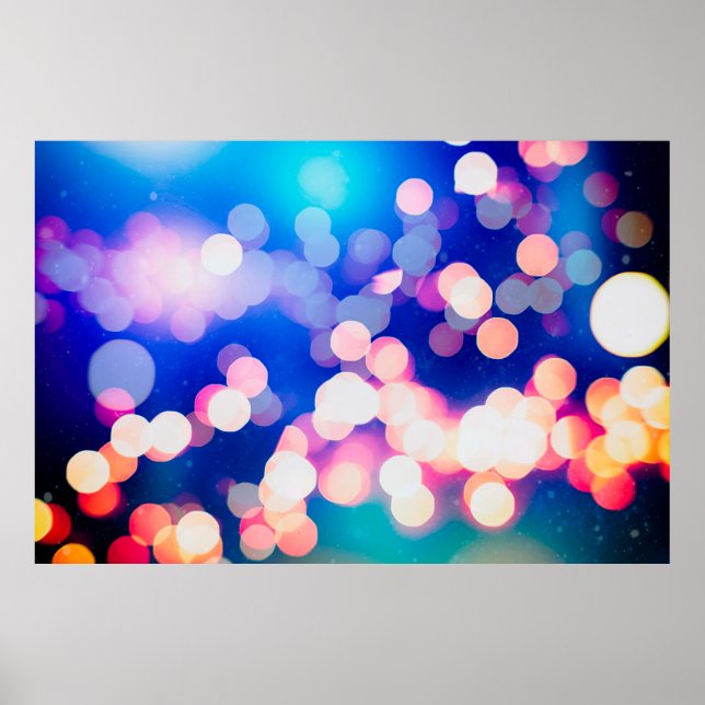 Farbige Textur, verschwommenes Hintergrundbild, Ku Poster (Vorne)