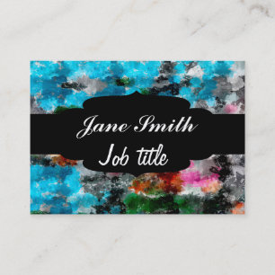 Farbige Textur Visitenkarte