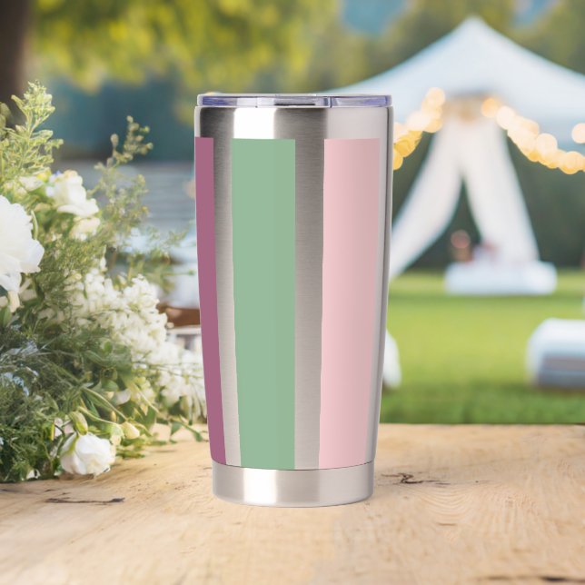 Farbige Thermobecher (Hochzeit (gedreht))