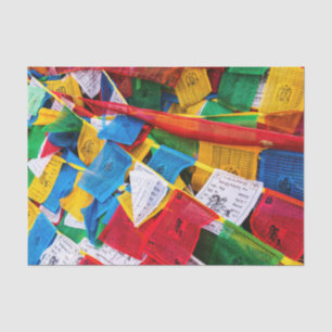 Farbige tibetische Gebetsflaggen - Tibet Seidenpapier