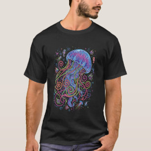 Farbige Tiefsee-Quallen T-Shirt