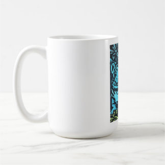 farbige Tiger Kaffeetasse