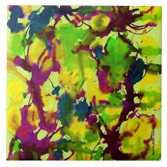 Farbige Tile Fliese (Vorderseite)