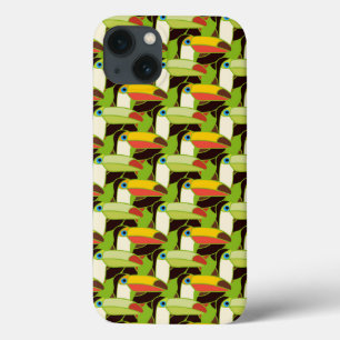 Farbige Toucans iPhone 13 Hülle