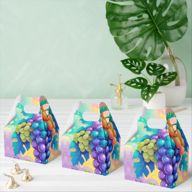 Farbige Trauben Geschenkschachtel (Zahlreiche)