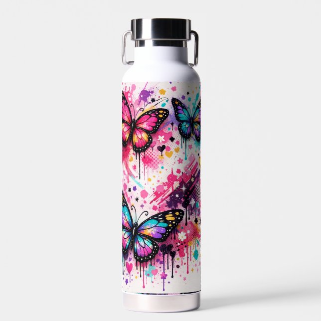 Farbige Traum-Wasserflasche  Trinkflasche (Vorne)