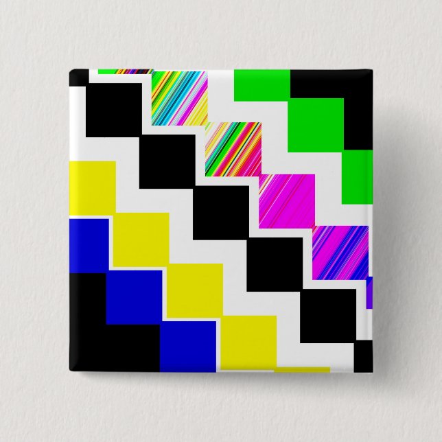 Farbige Treppe Button (Vorderseite)