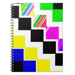 Farbige Treppe Notizblock