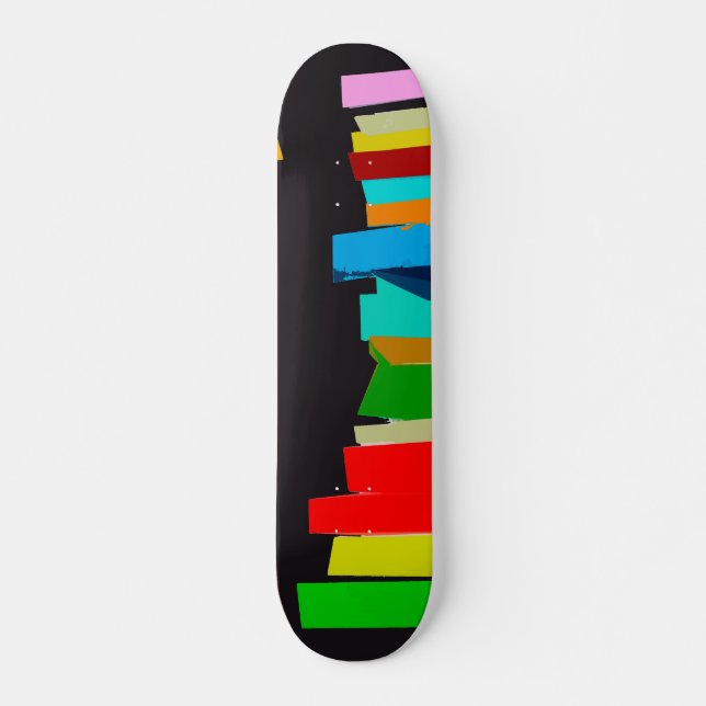 Farbige Treppe Skateboard (Vorne)