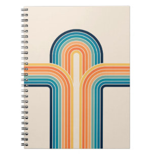 Farbige Triple-Retro-Arkaden Notizblock