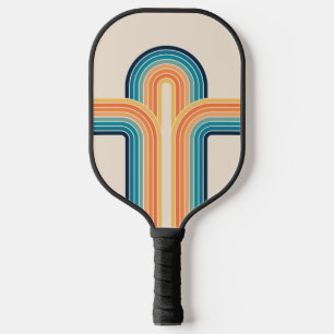 Farbige Triple-Retro-Arkaden Pickleball Schläger