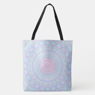 Farbige Trippy Hippie Bohemian Pastell-Mandala