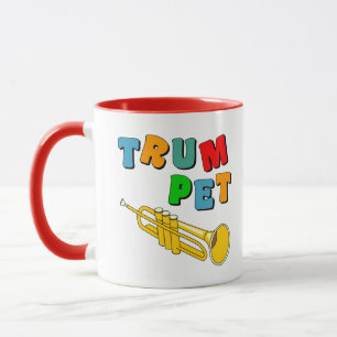 Farbige Trompete Tasse