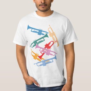Farbige Trompeten T-Shirt