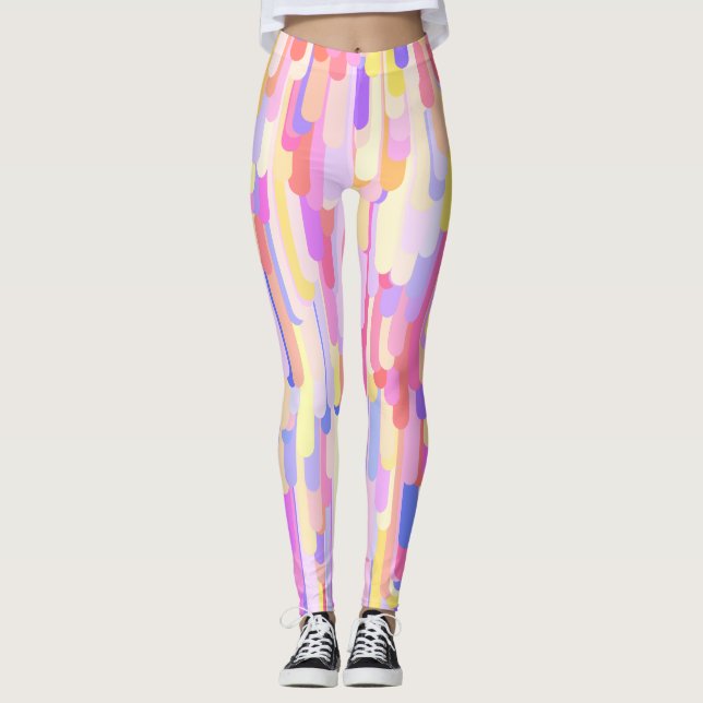 Farbige Tropfen Leggings (Vorderseite)