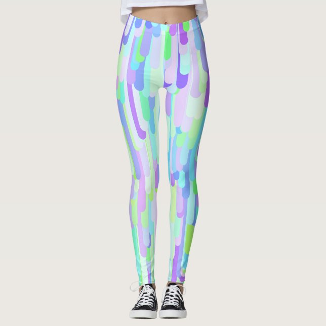 Farbige Tropfen Leggings (Vorderseite)
