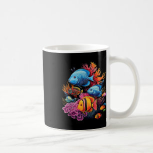 Farbige tropische Fische auf einem Korallenriff Me Kaffeetasse