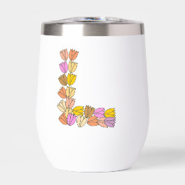 Farbige Tulip Lettered "L"