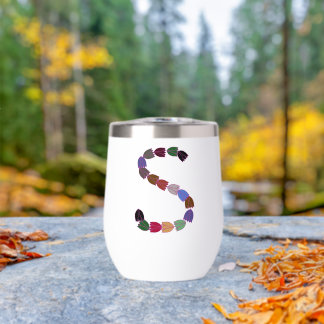 Farbige Tulip Lettered "S"