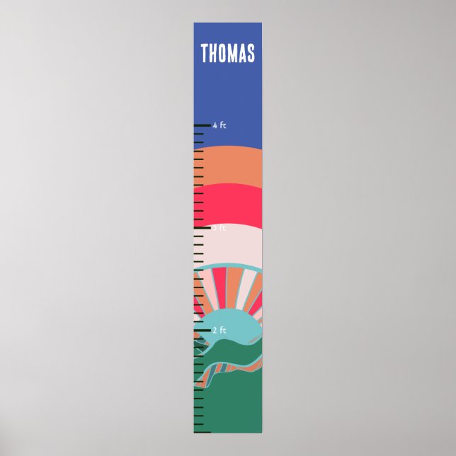 Farbige Übersicht über das Wachstum der kleinen Ju Poster (Vorne)