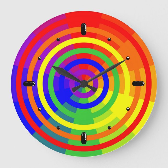 Farbige Uhr (Vorderseite)