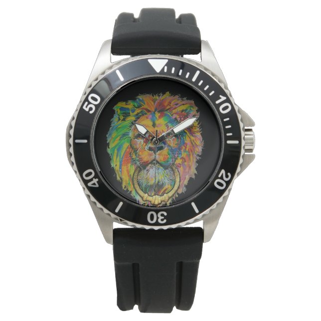 Farbige Uhr  (Vorderseite)