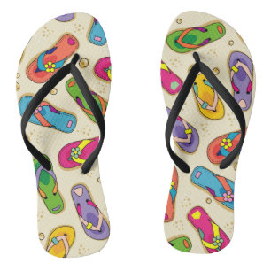 Farbige umgedreht Flop-Sandalen Flip Flops