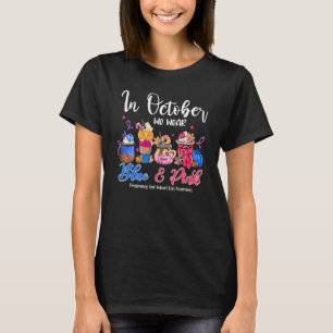 Farbige und blaue Schleimhaut, Schwangerschaft und T-Shirt