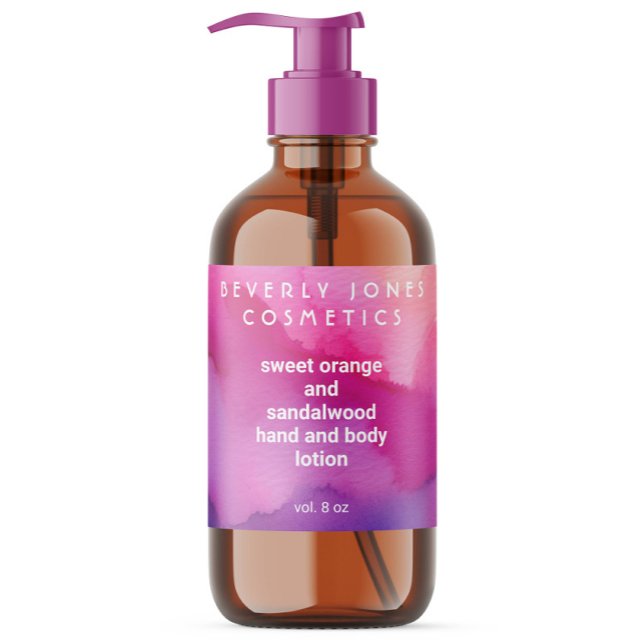 Farbige und Lila Aquarell-Kosmetikmarke Rechteckiger Aufkleber (Von Creator hochgeladen)