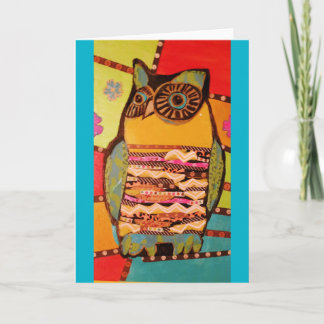 Farbige und Niedliche Grußkarte Karte