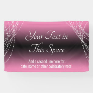 Farbige und schwarze Ombre-Leuchten hinzufügen Ihr Banner