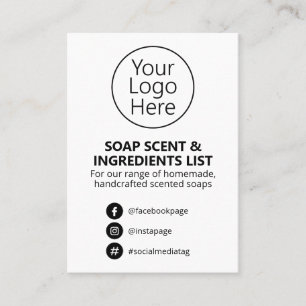 Farbige und weiße Seifenspuren - Logo Visitenkarte