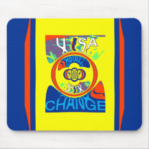 Farbige USA-Veränderung: Ein Festliches Design Mousepad