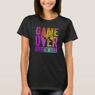 Farbige Videospiele Abschluss Game Over Klasse Von T-Shirt